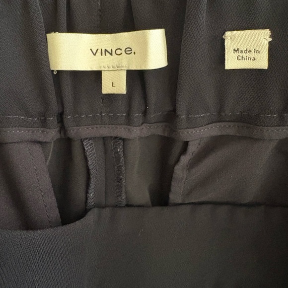 Large Vince Black Cropped Trousers - Picture 9 of 10